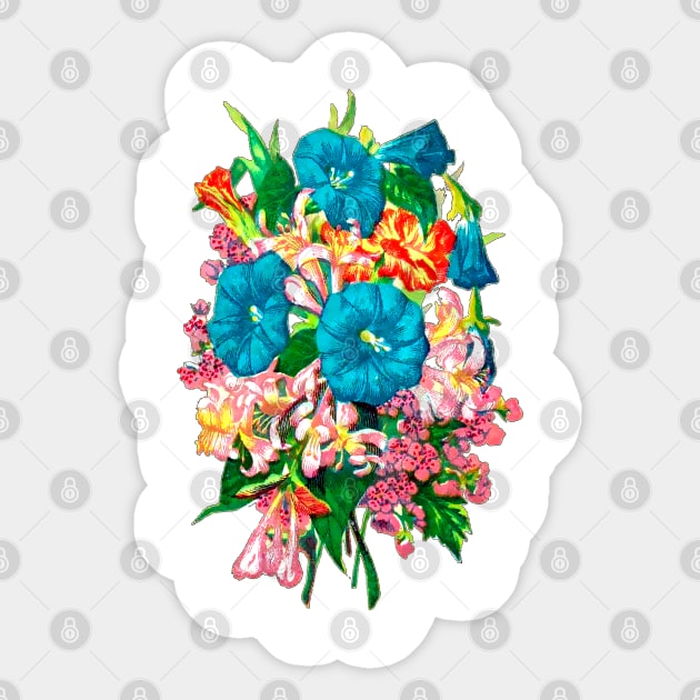 Colorful flowers Sticker by Marccelus